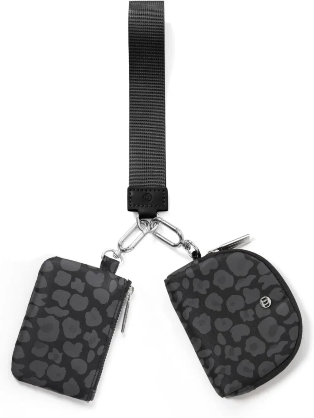 Mini Zip Around Keychain Wallet for Women - Detachable Wristlet & Coin Purse